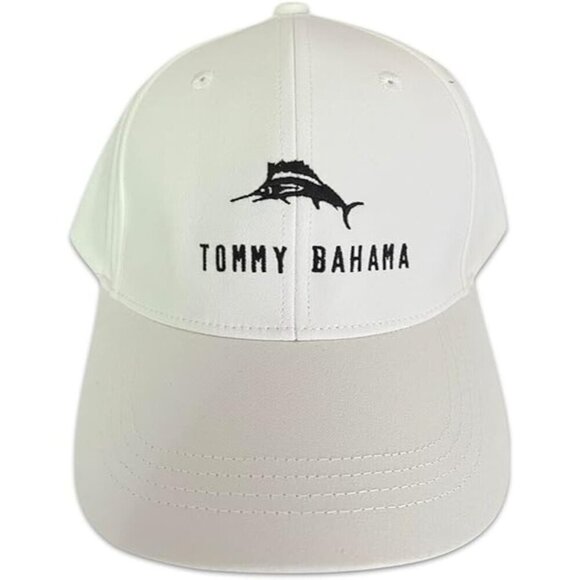Tommy Bahama Men's Logo Baseball Tip Your Cap Hat One Size White NWT